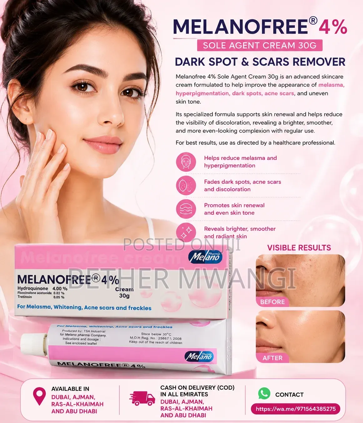 Melanofree 4% Cream in Kenya