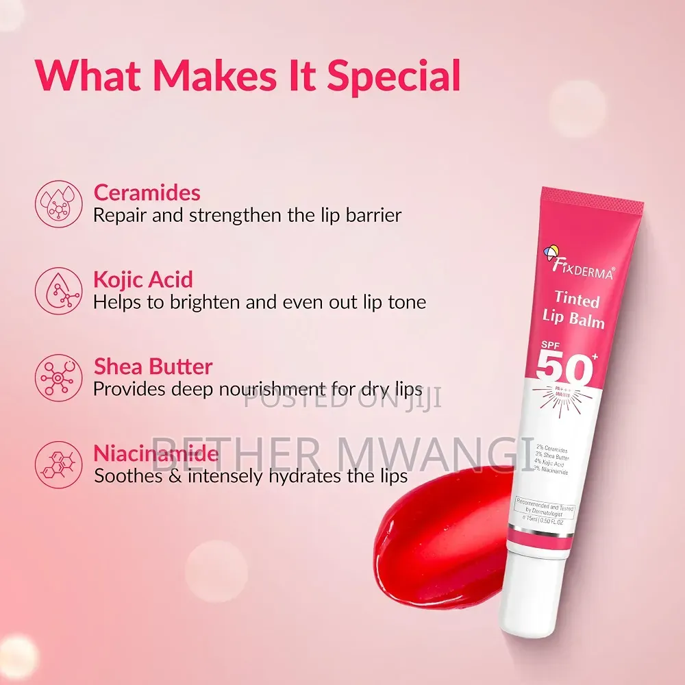 Fixderma Tinted Lip Balm With Kojic Acid,Vitamin C and Vitamin E