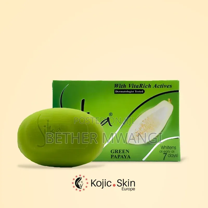 Silka- Green Papaya Soap 135g in Kenya