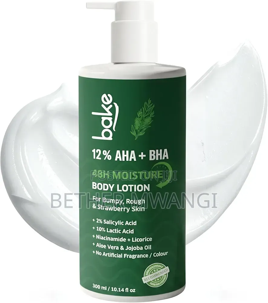 BAKE 10% AHA + 2% BHA 24H Moisture Body Lotion in Kenya