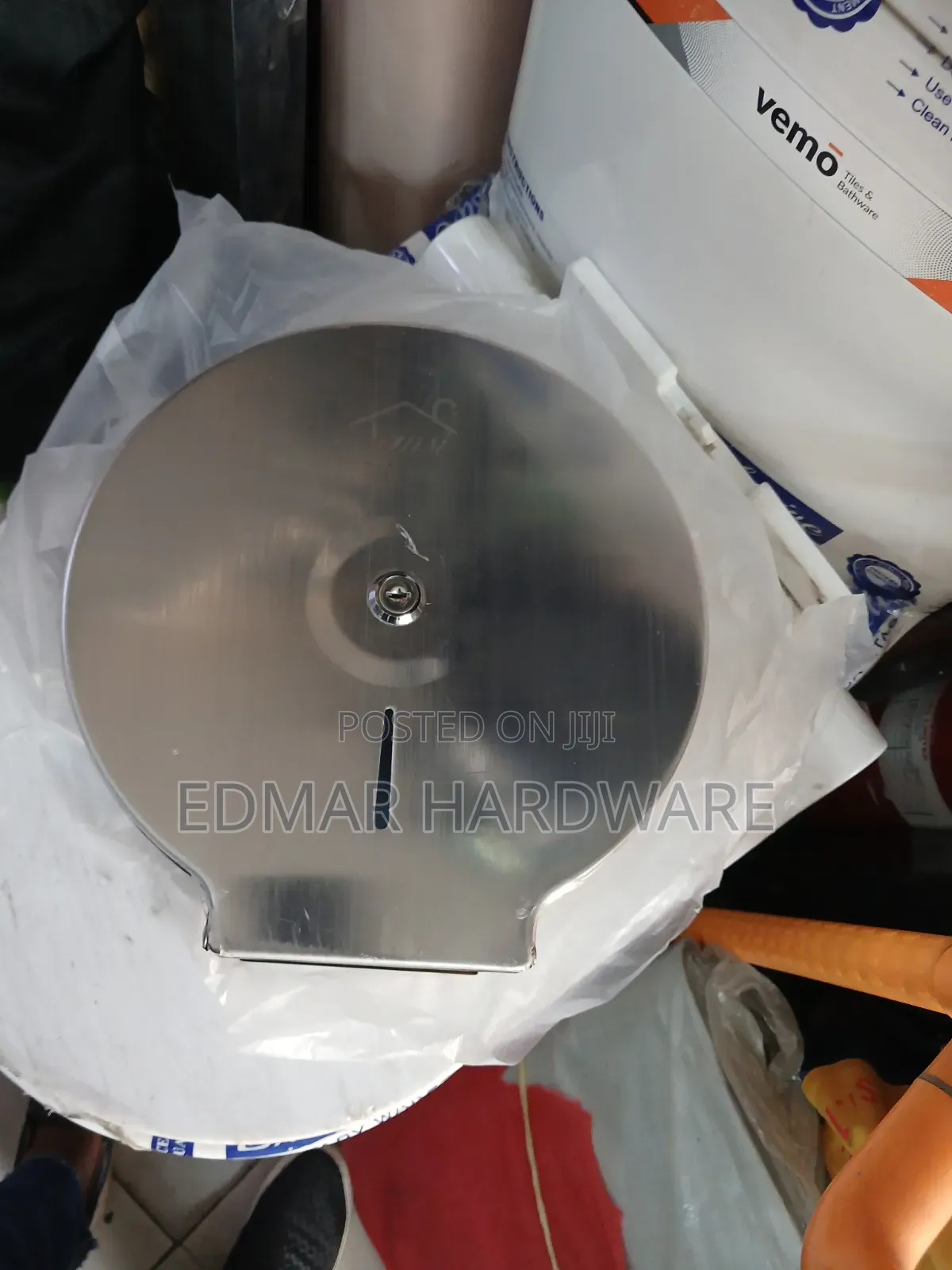 Stainless Steel Jumbo Tissue Holder