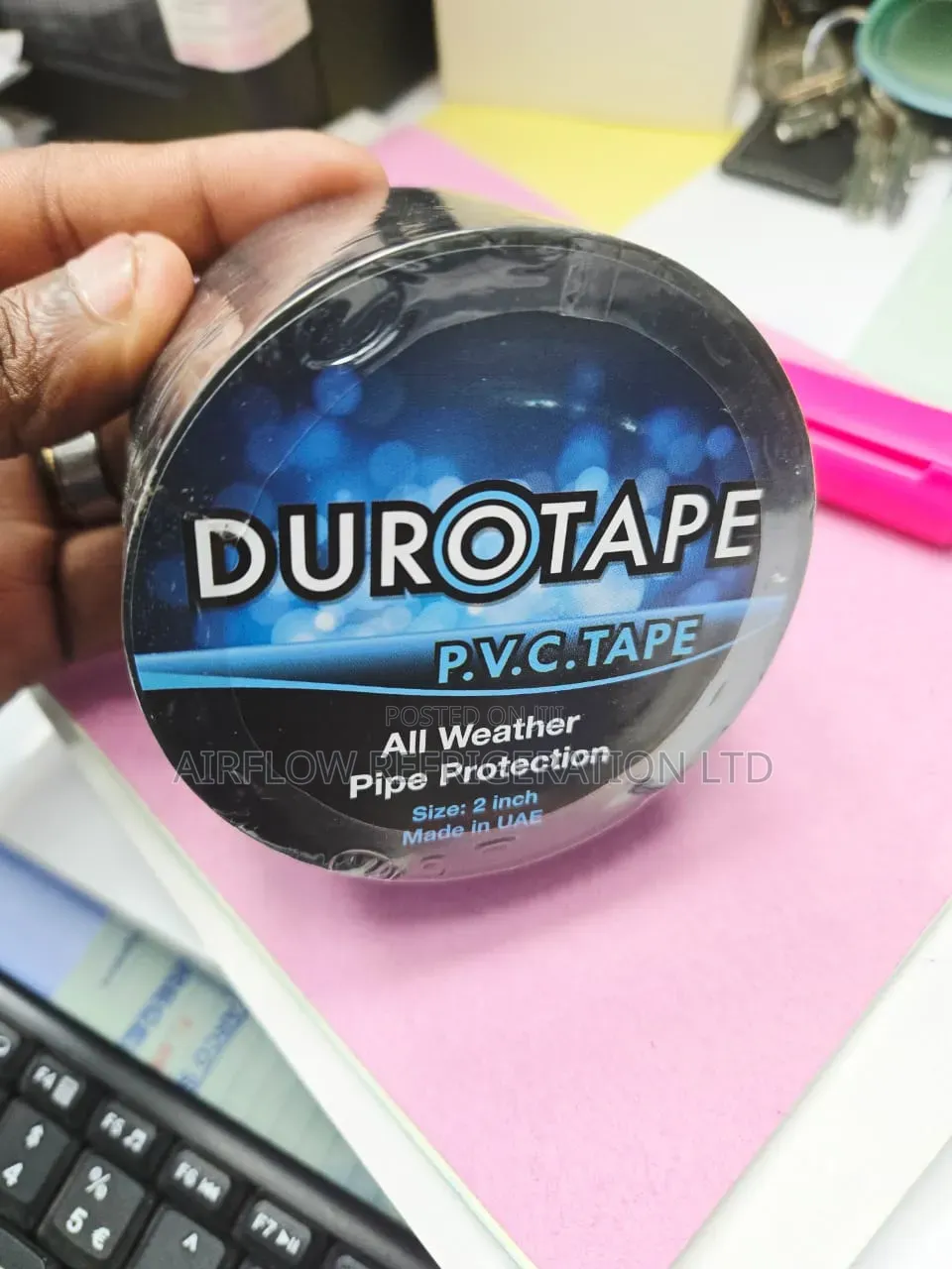 PVC Tape 2" Black