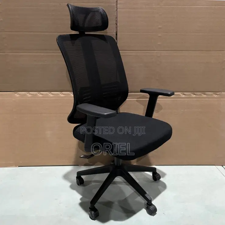 Office Chair : Black Office Staff Chair