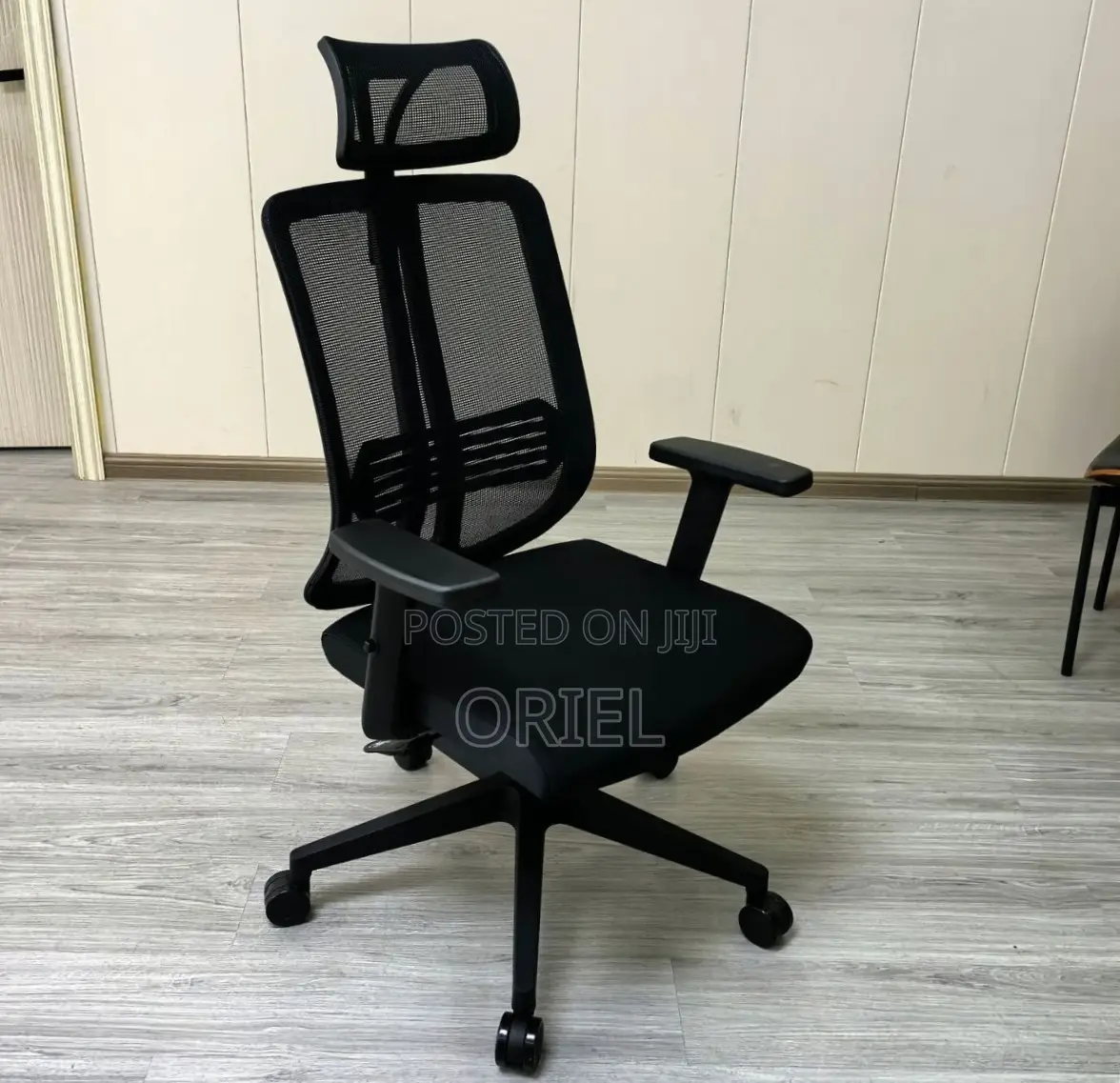 Office Chair : Black Office Staff Chair