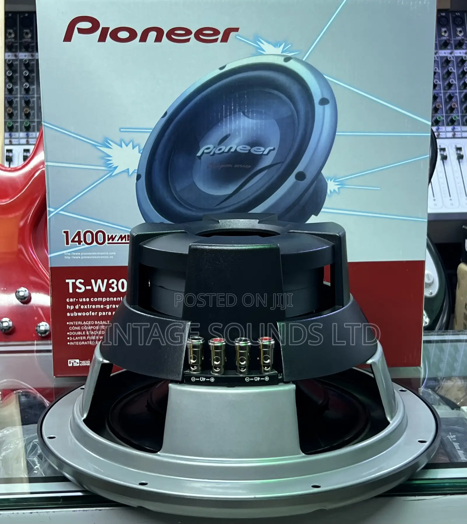 Pioneer TS-W308D4 Dual 4-Ohm 1400 Watt Car Audio Bass Subwoofer