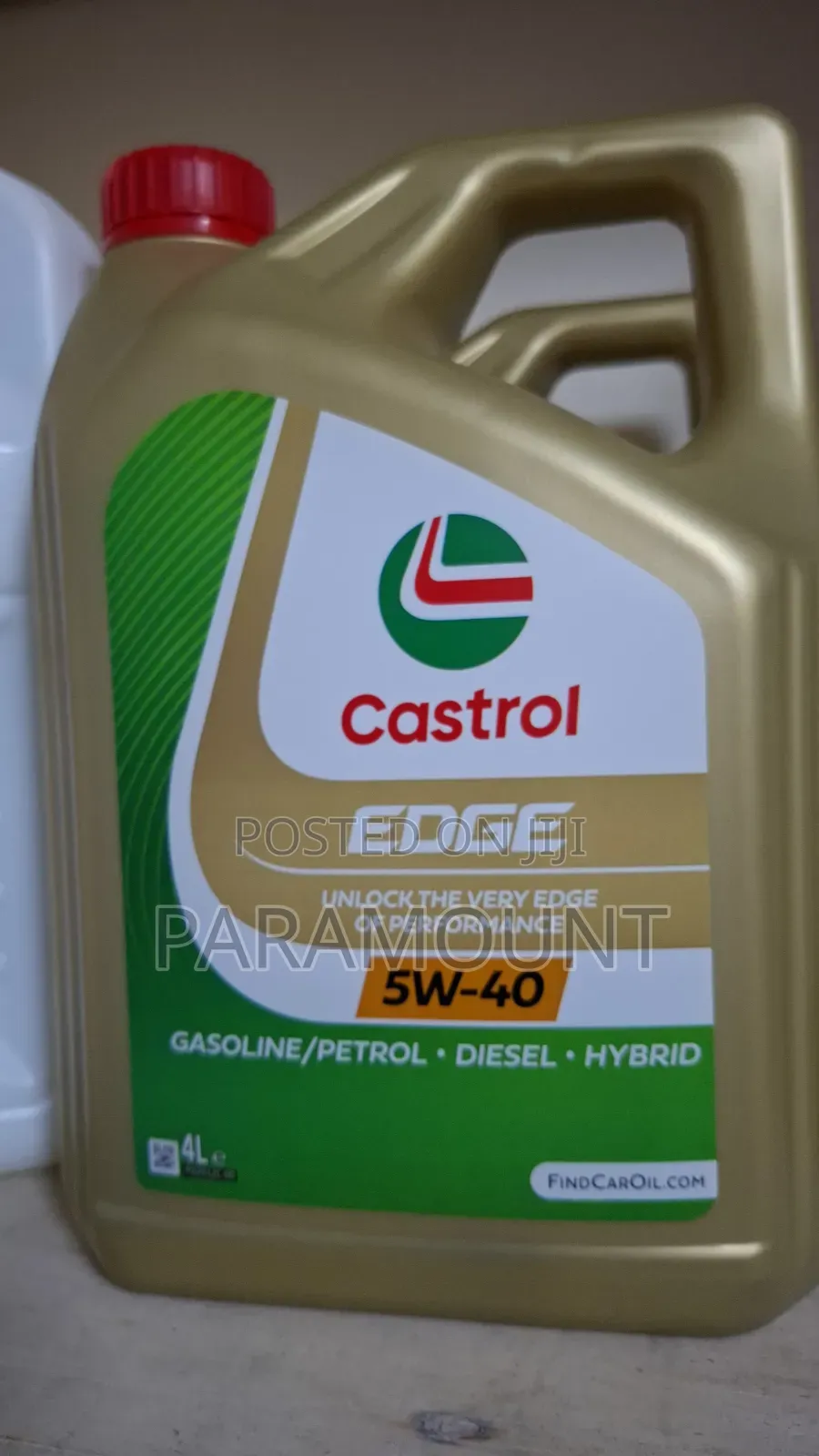 5w-40 4l Castrol Edge. Genuine Oil