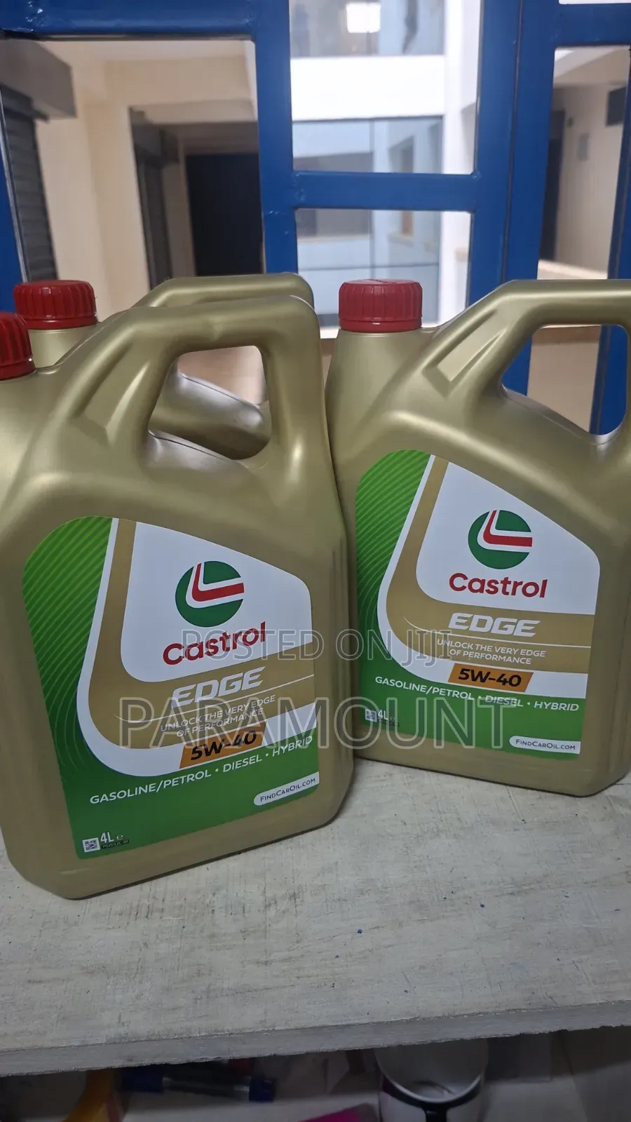 5w-40 4l Castrol Edge. Genuine Oil