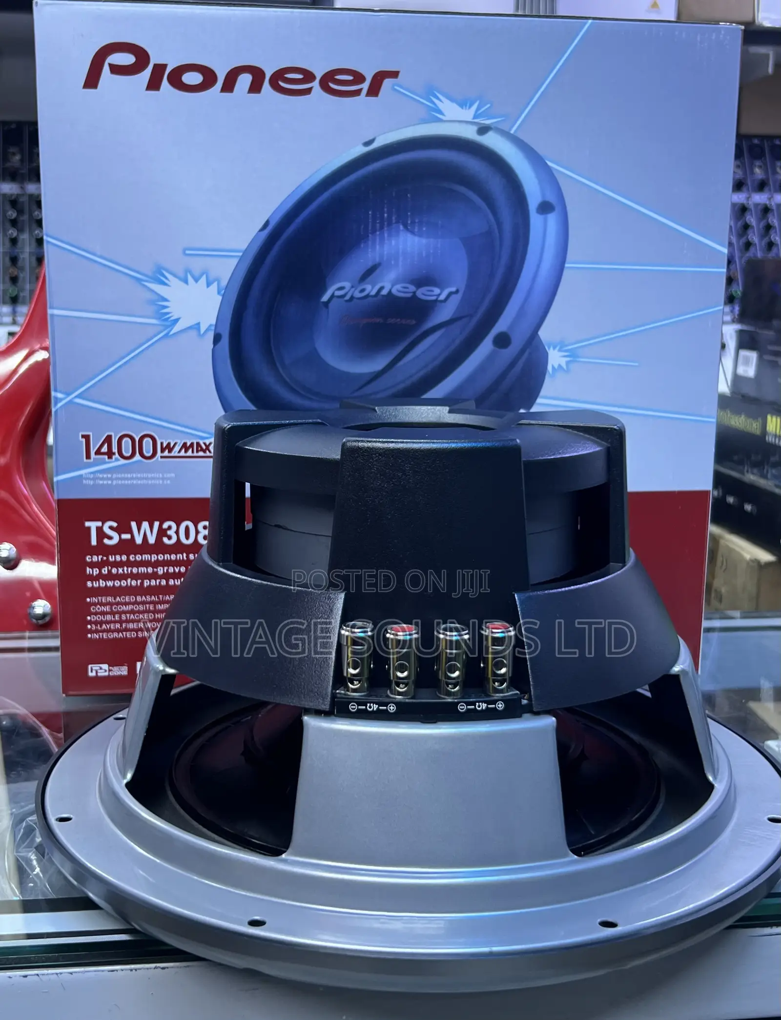 Pioneer 12 Inch Car Subwoofer TS-W308D4 | 1400W Peak / 400W RMS