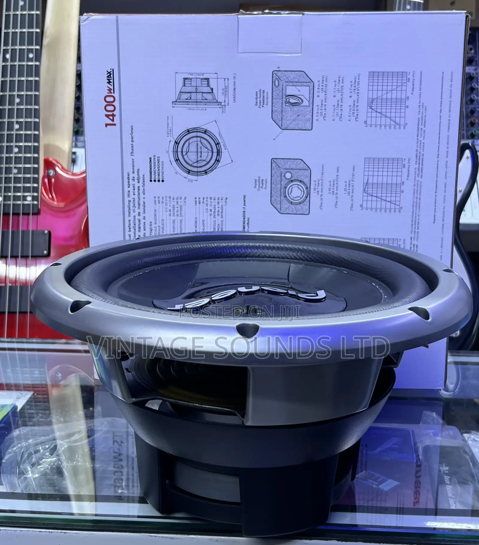 Pioneer 12 Inch Car Subwoofer TS-W308D4 | 1400W Peak / 400W RMS