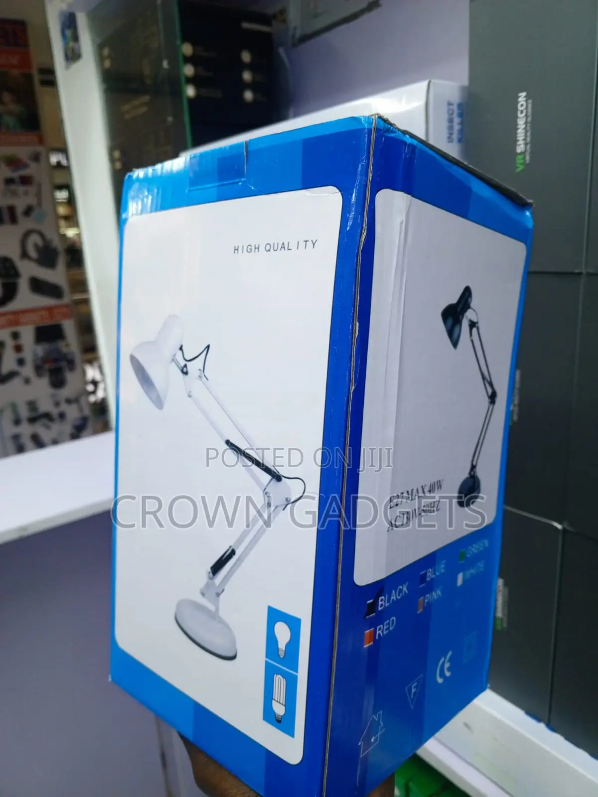 Adjustable Swing Arm Desk Lamp for Office, Study Work