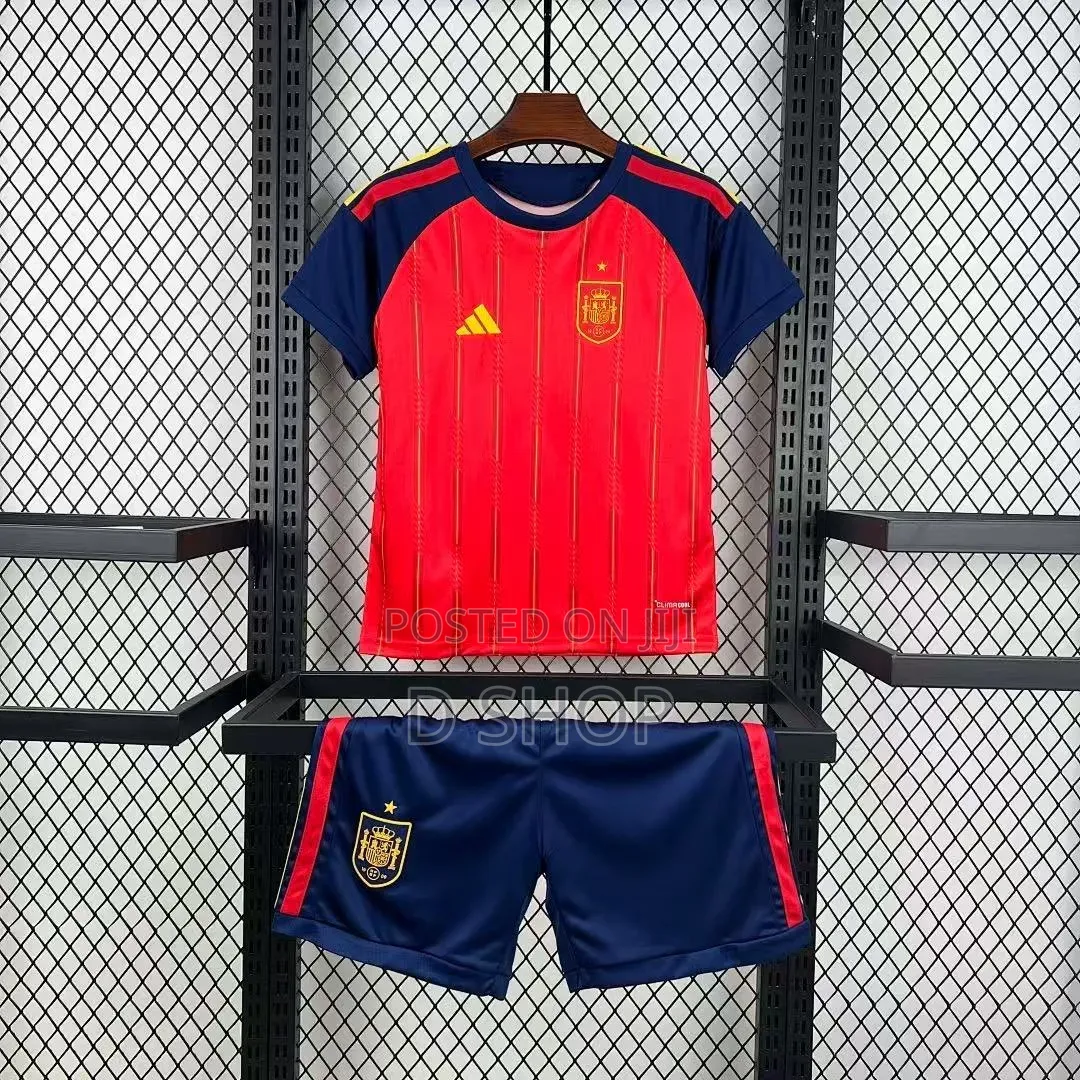 Brand New Spain Kids Jerseys