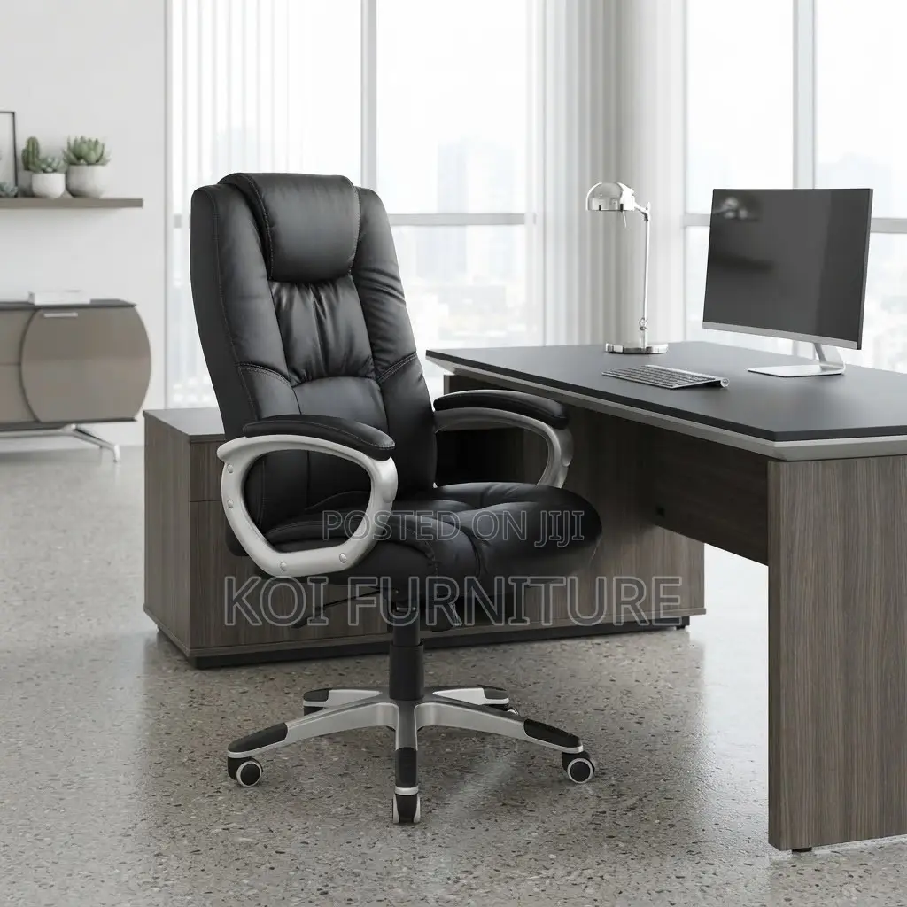 Office Chairs; High Backrest Leather Executive Mananger Seat