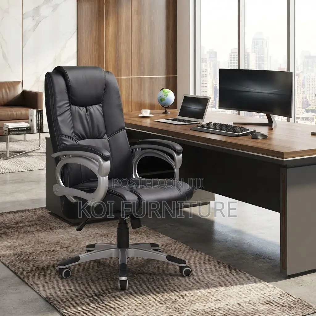 Office Chairs; High Backrest Leather Executive Mananger Seat