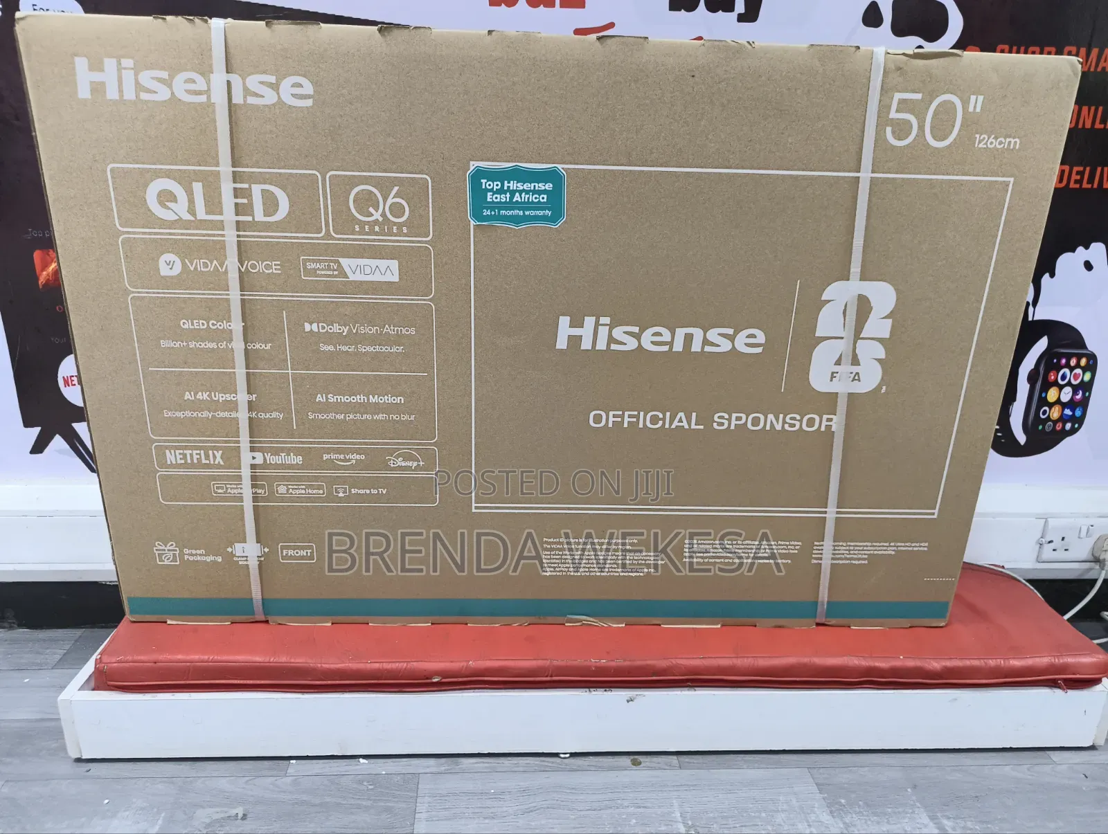 Hisense 50-Inch QLED Smart TV Model 50Q6QKEN 2026 Model