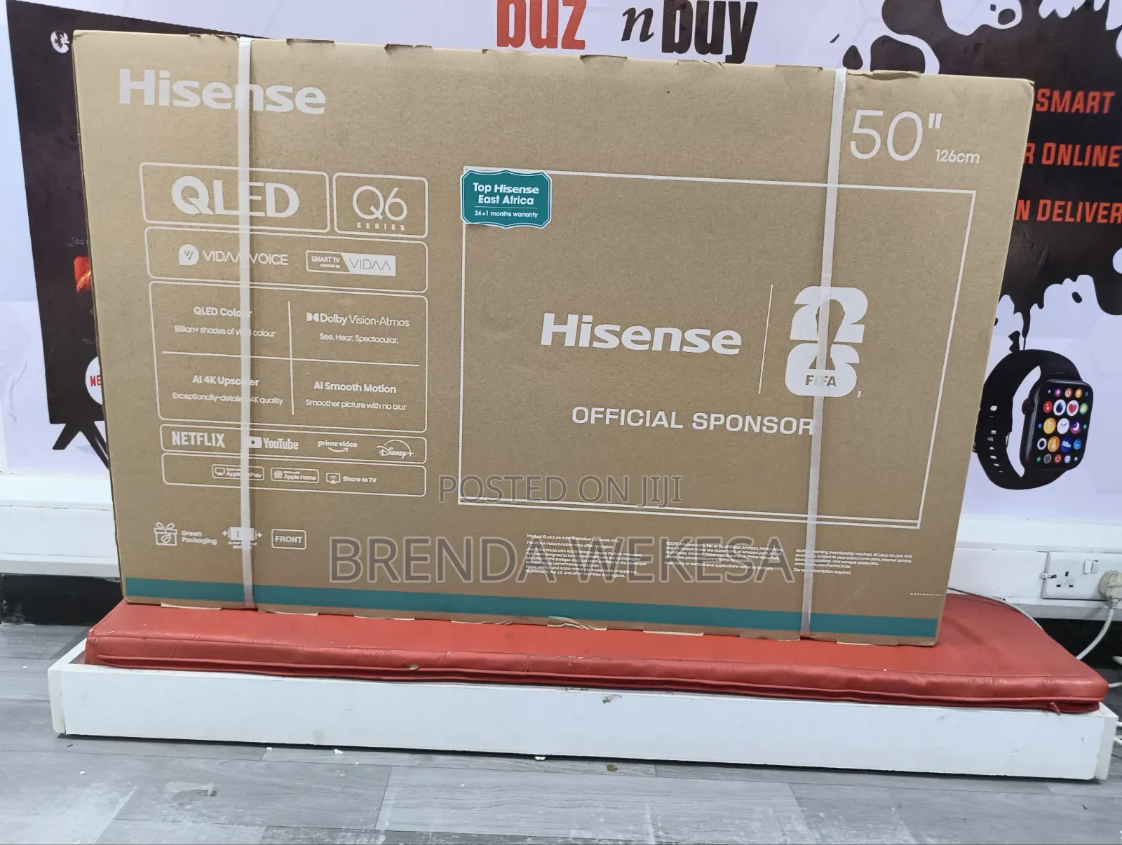 Hisense 50-Inch QLED Smart TV Model 50Q6QKEN 2026 Model