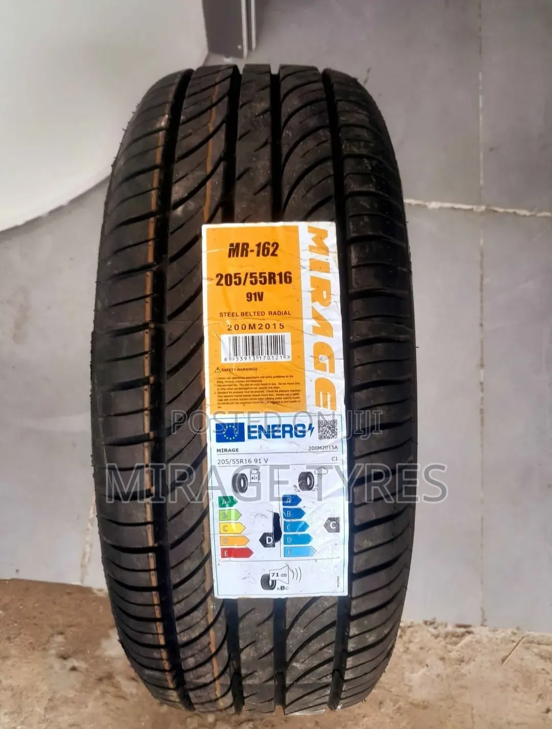 Brand New Mirage Tyres 205/55r16 - Best Quality Price