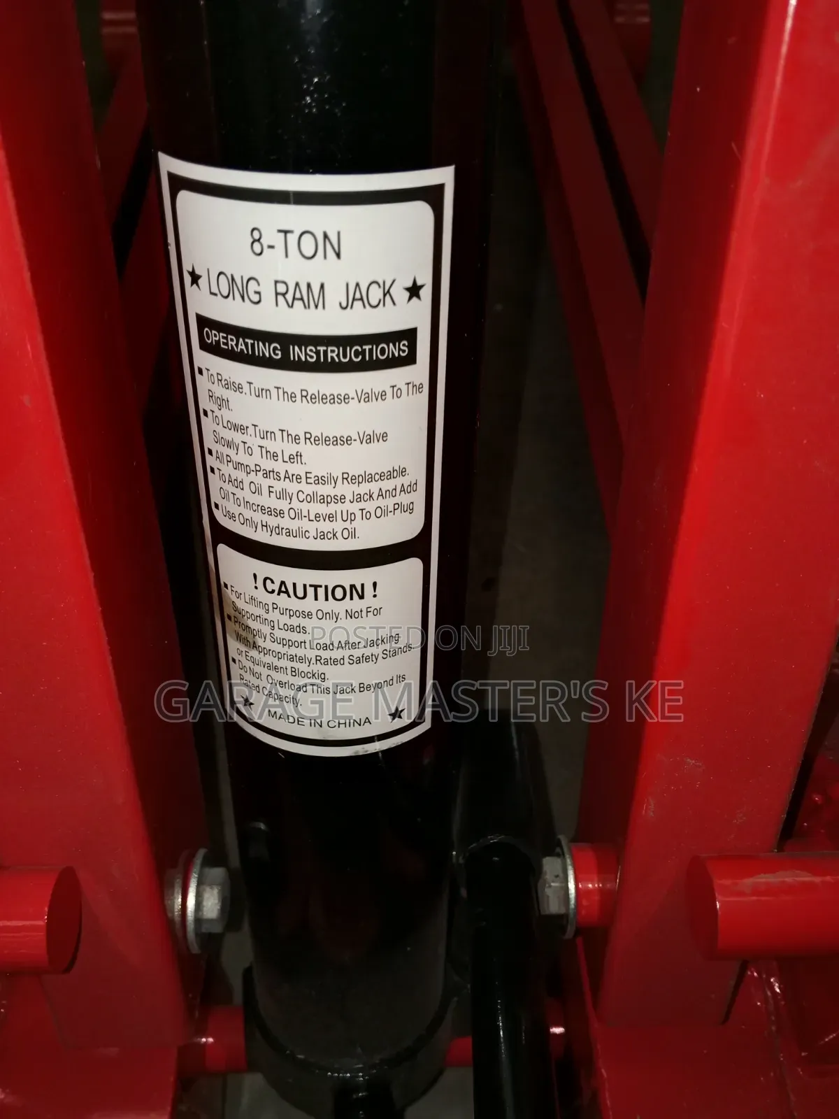 8 T Brand New Sunshine Italy Engine Jack