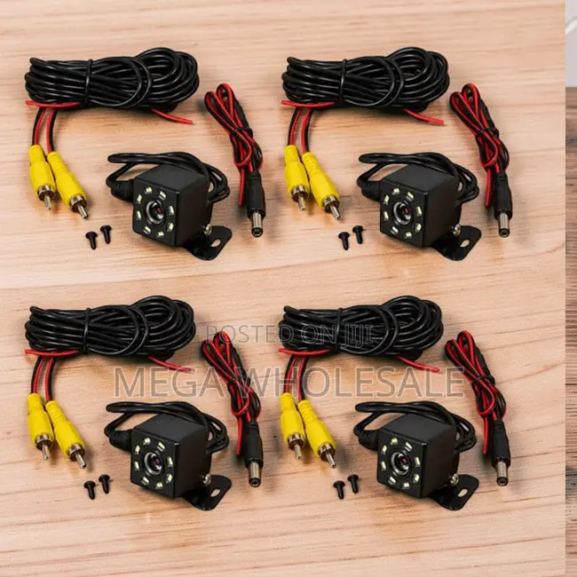 1080 Pixels Clarity Back Up 8 LEDs Car Rear Reverse Cameras