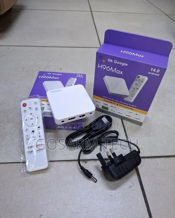 H96 Max Android 14 TV Box – 2GB RAM + 16GB Smart Streaming Device