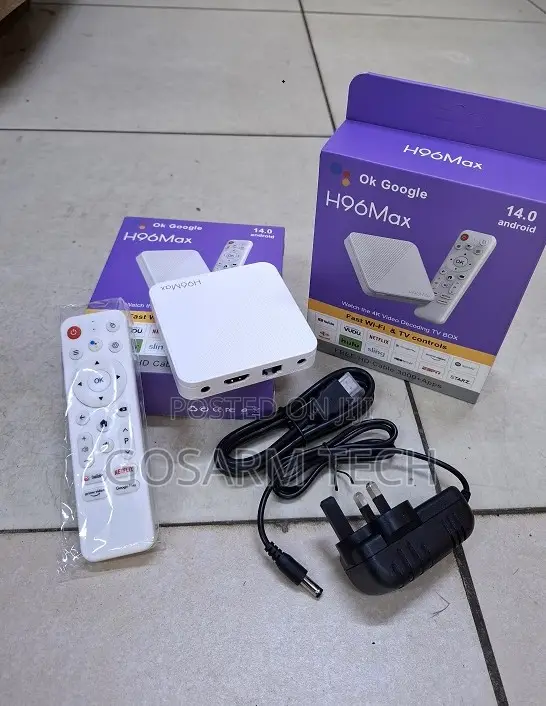 H96 Max Android 14 TV Box – 2GB RAM + 16GB Smart Streaming Device