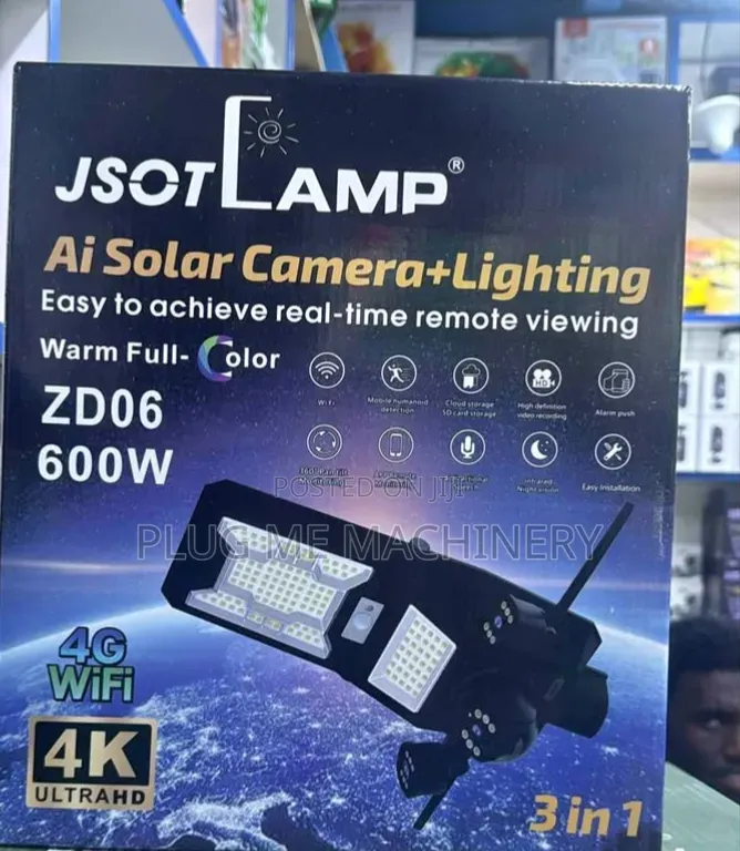 Long Time Warrant Ai Solar Camera 600w Flood Light/ Best Flood Light