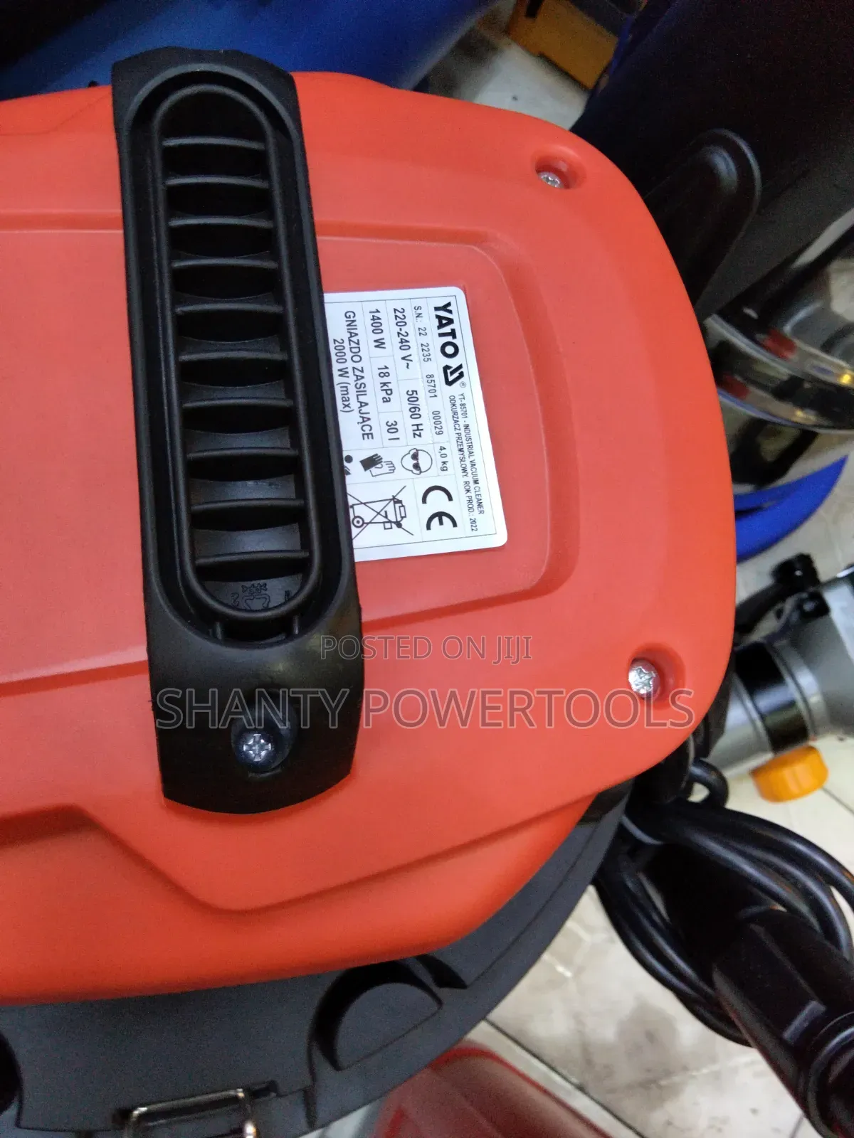 Yato Wet/Dry Vacuum Cleaner 1400w