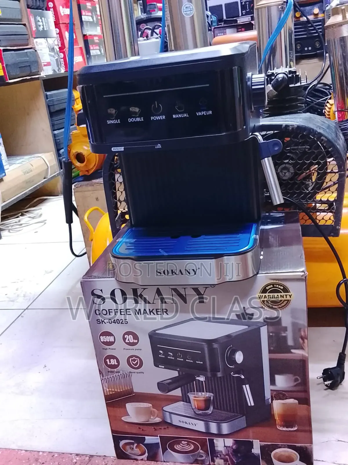 Sokany 850W Compact Espresso Coffee Maker