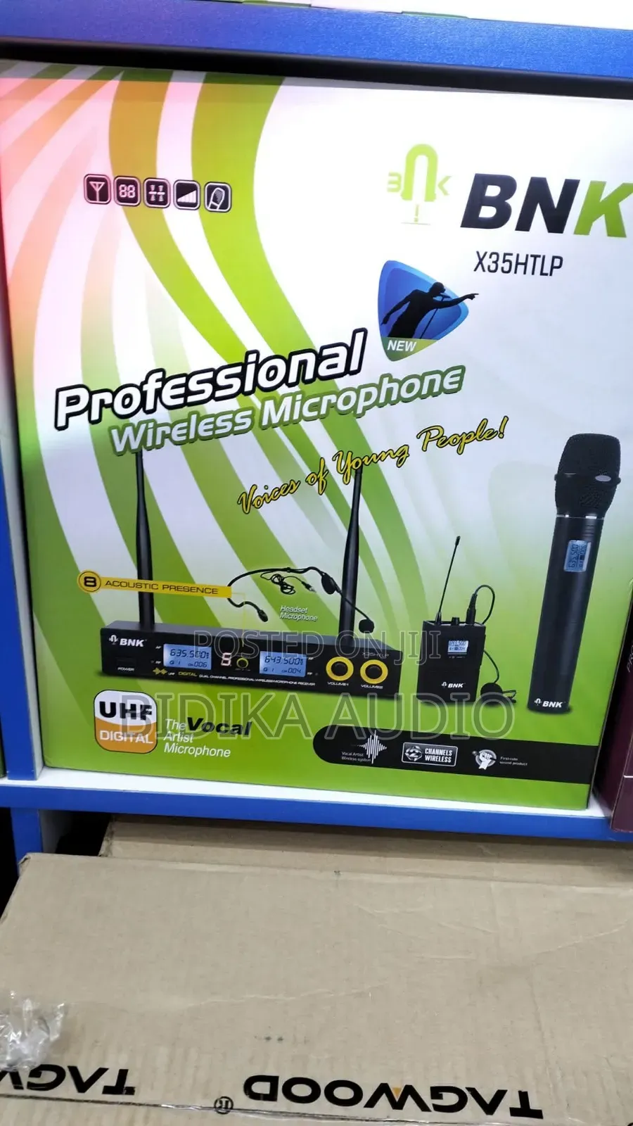 BNK X35HTLP UHF Digital Combo Wireless Microphone System