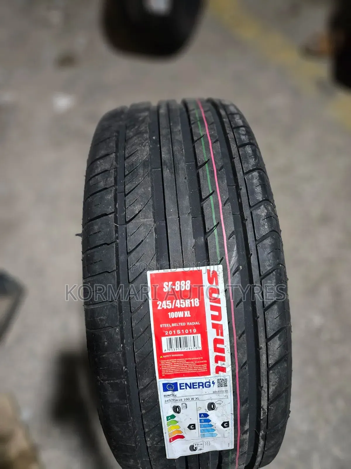 245/45r18 Sunfull Tyre