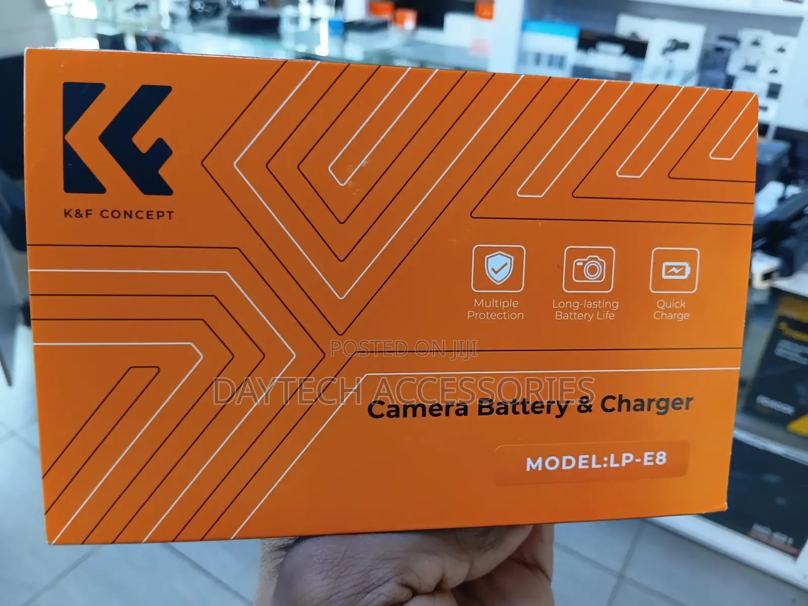 K F Concept LP-E8 Battery and Charger Pack With Dual Slot Charger