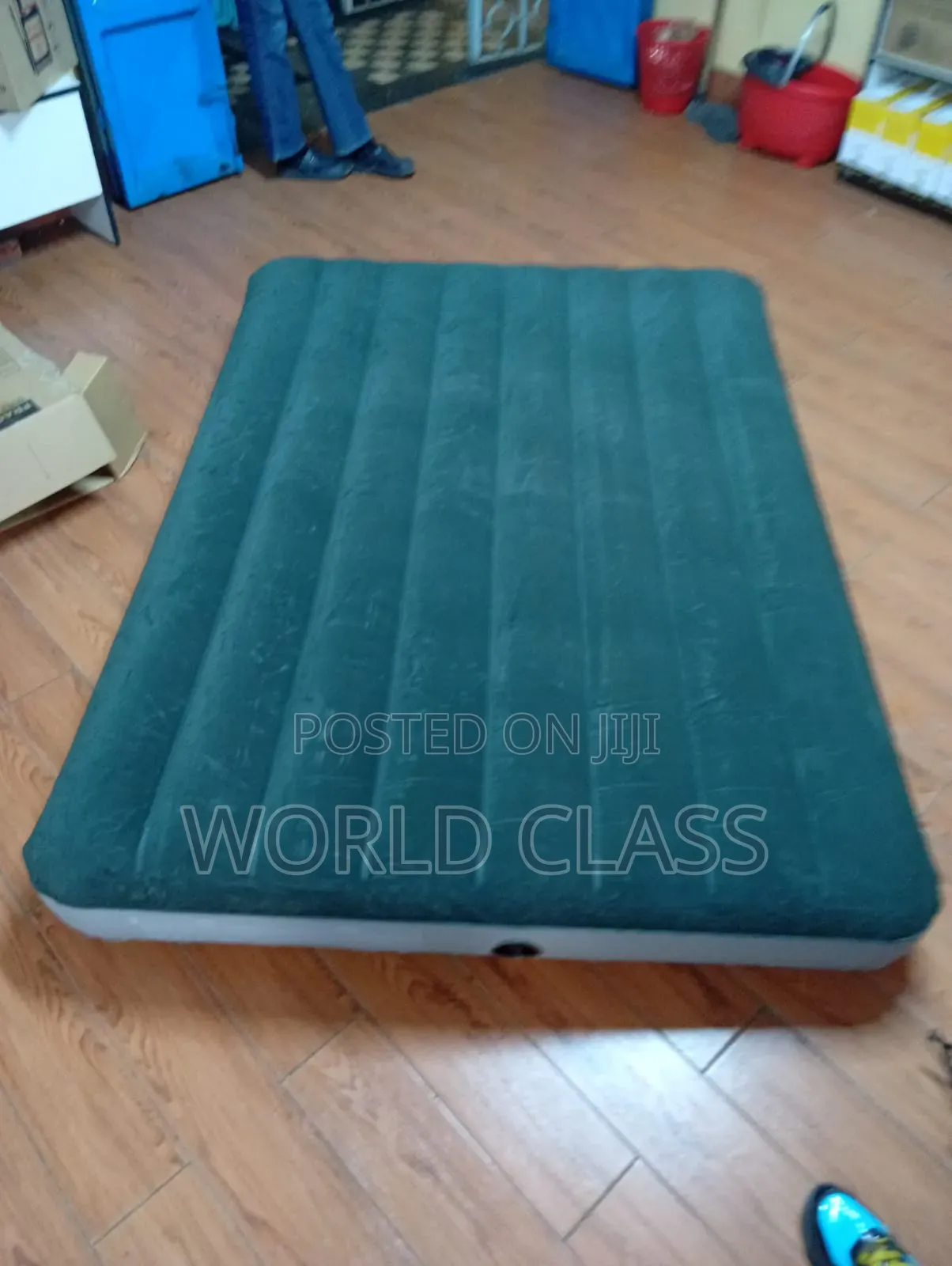 5 by 6 Inflatable Air Mattress With Free Electric Pump–