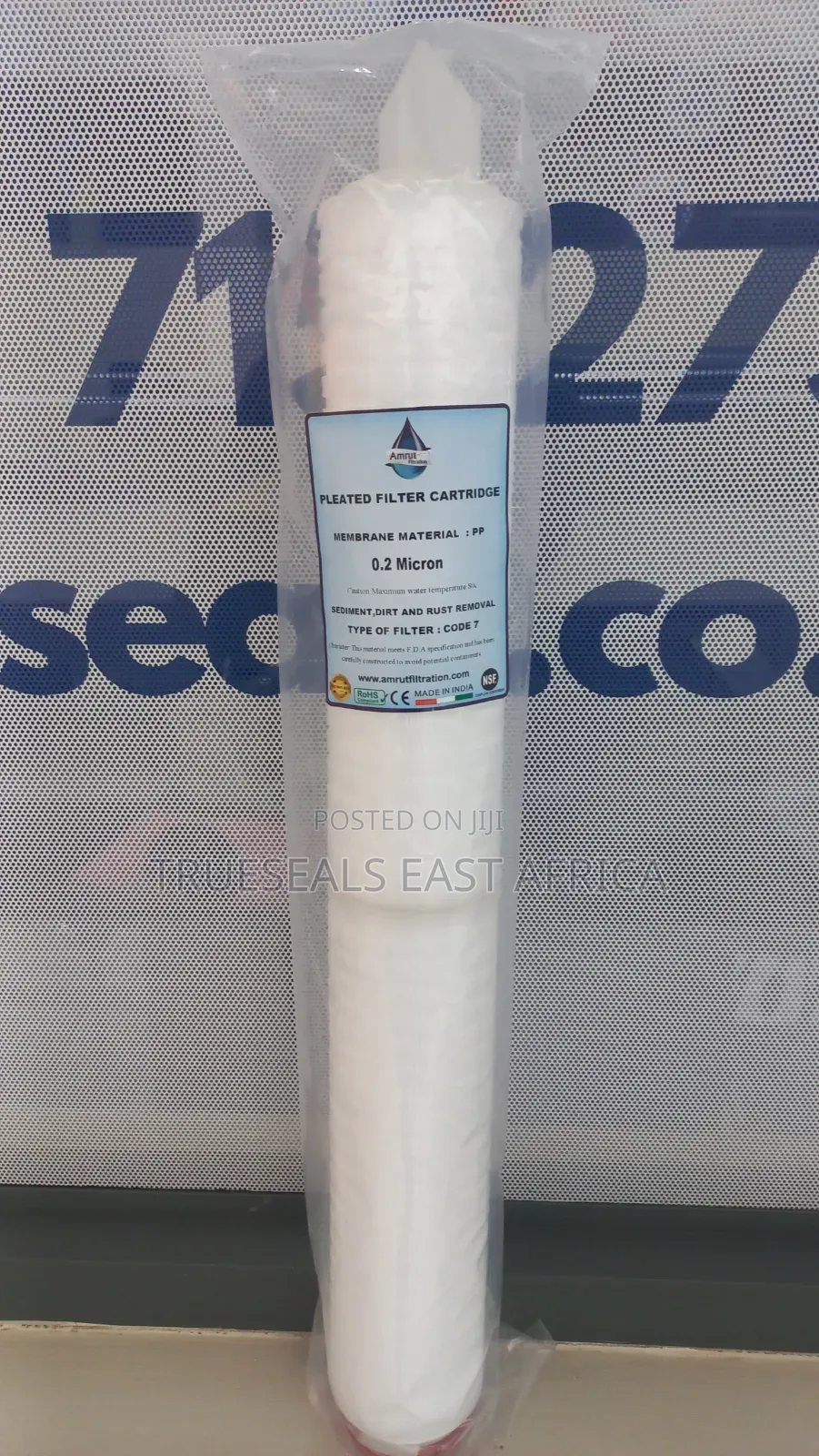Pleated Filter Cartridge With Cone End