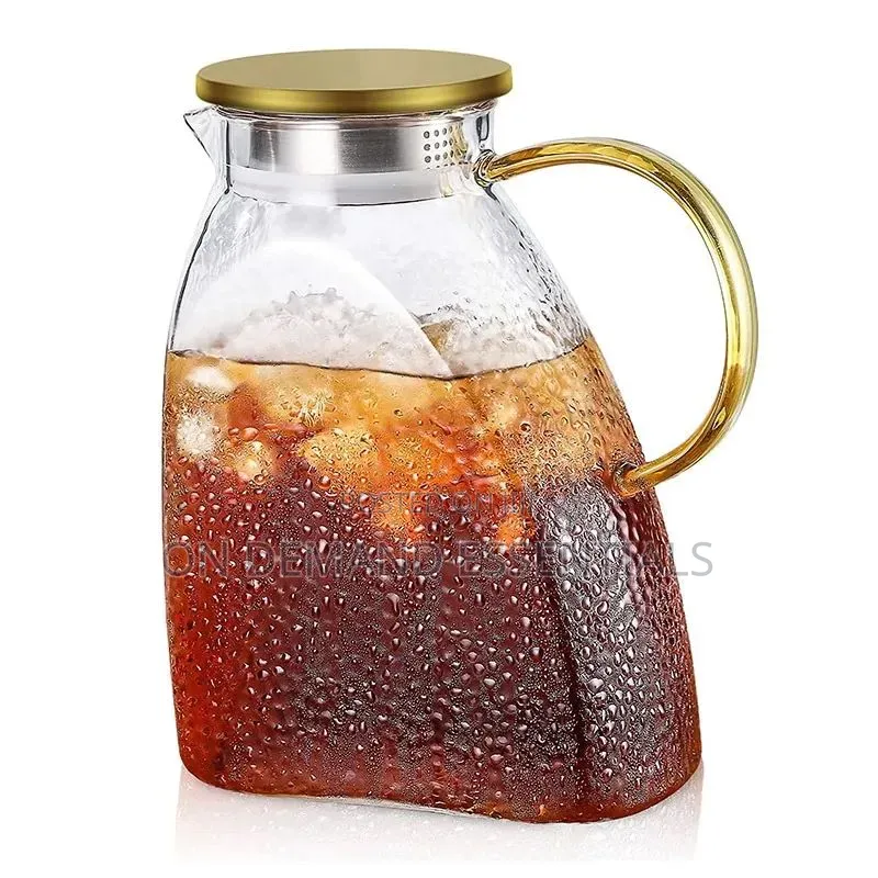 Nordiac Luxury Borosilicate Pot/Kettle With Stainless Steel Lid