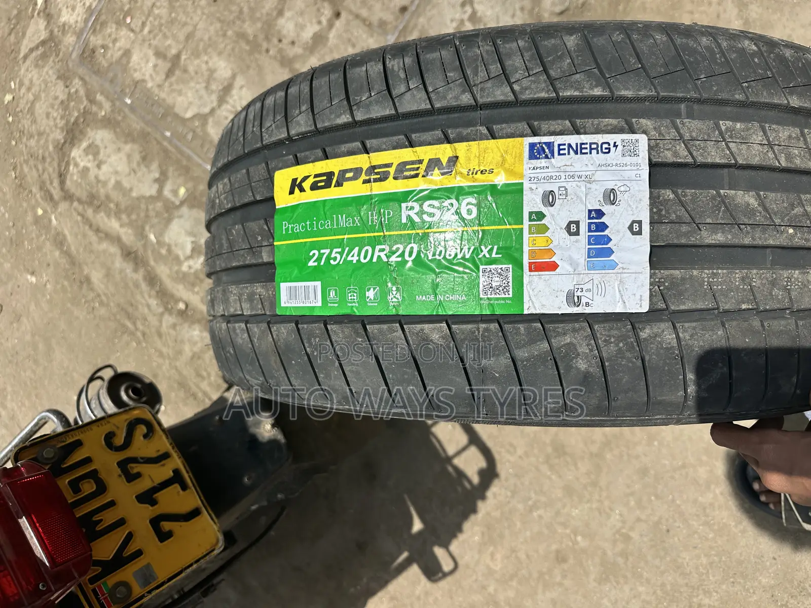 275/40r20 Kapsen