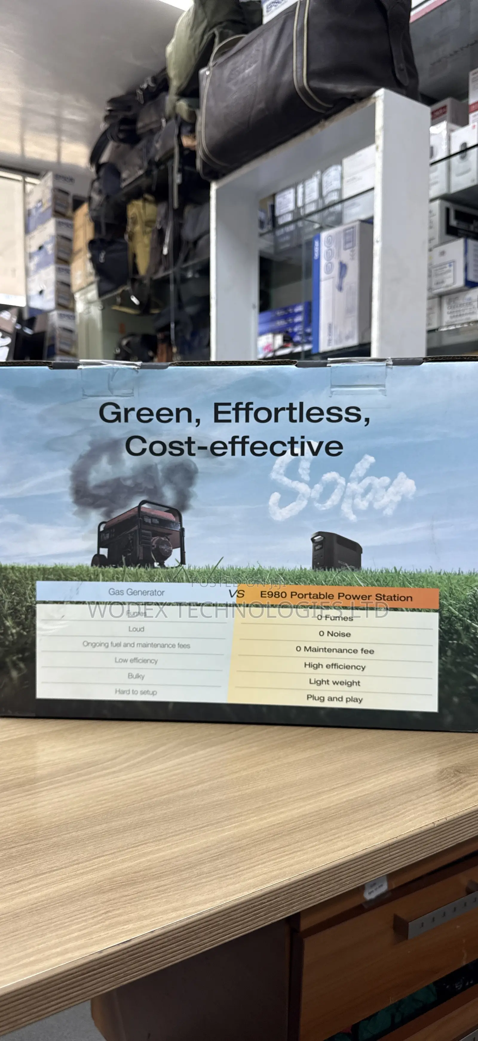 EcoFlow E980 1kWh Daily Backup Battery Generator - UPS