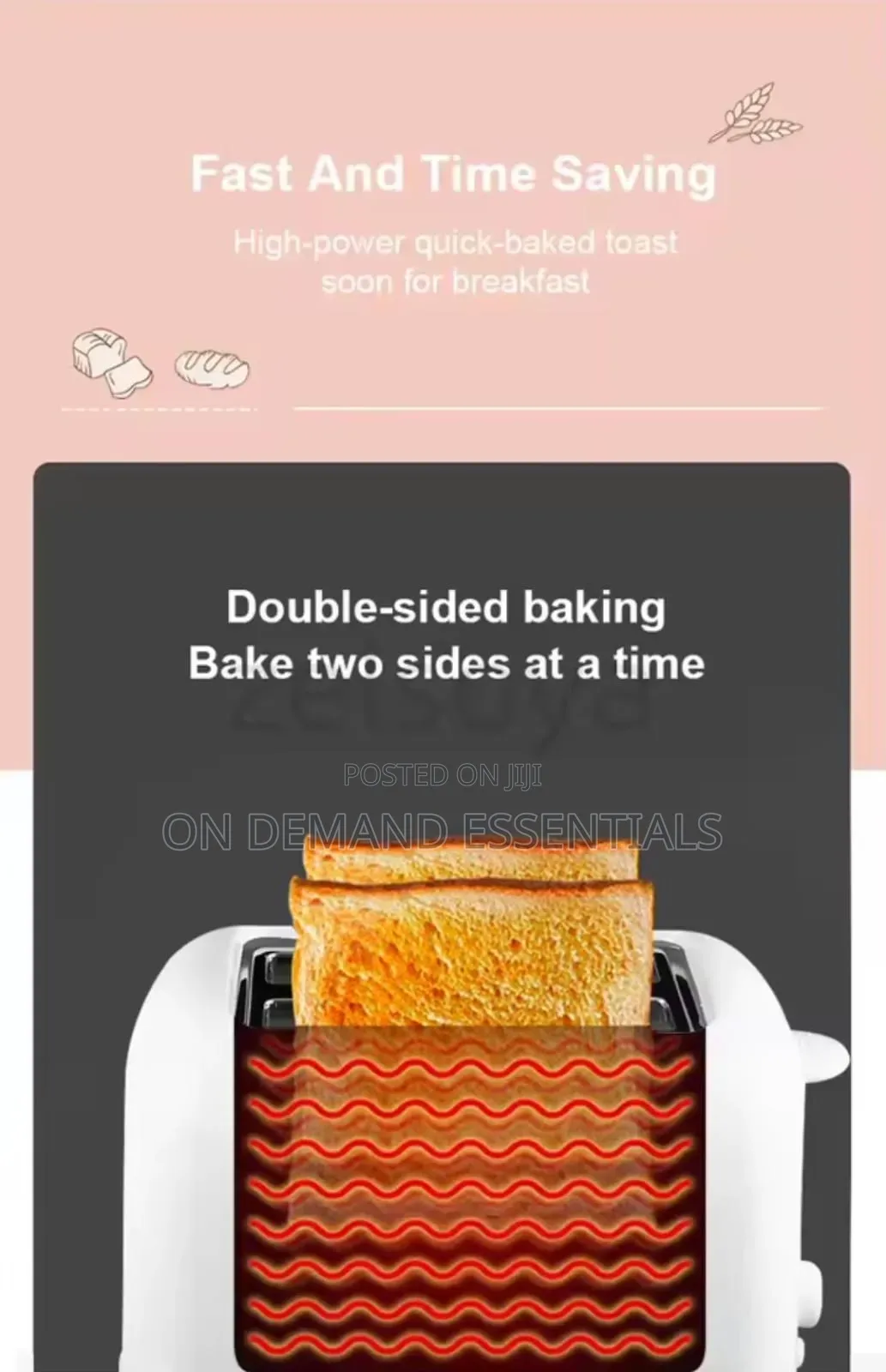 UAKEEN GERMANY Premium 2 Slices Toaster