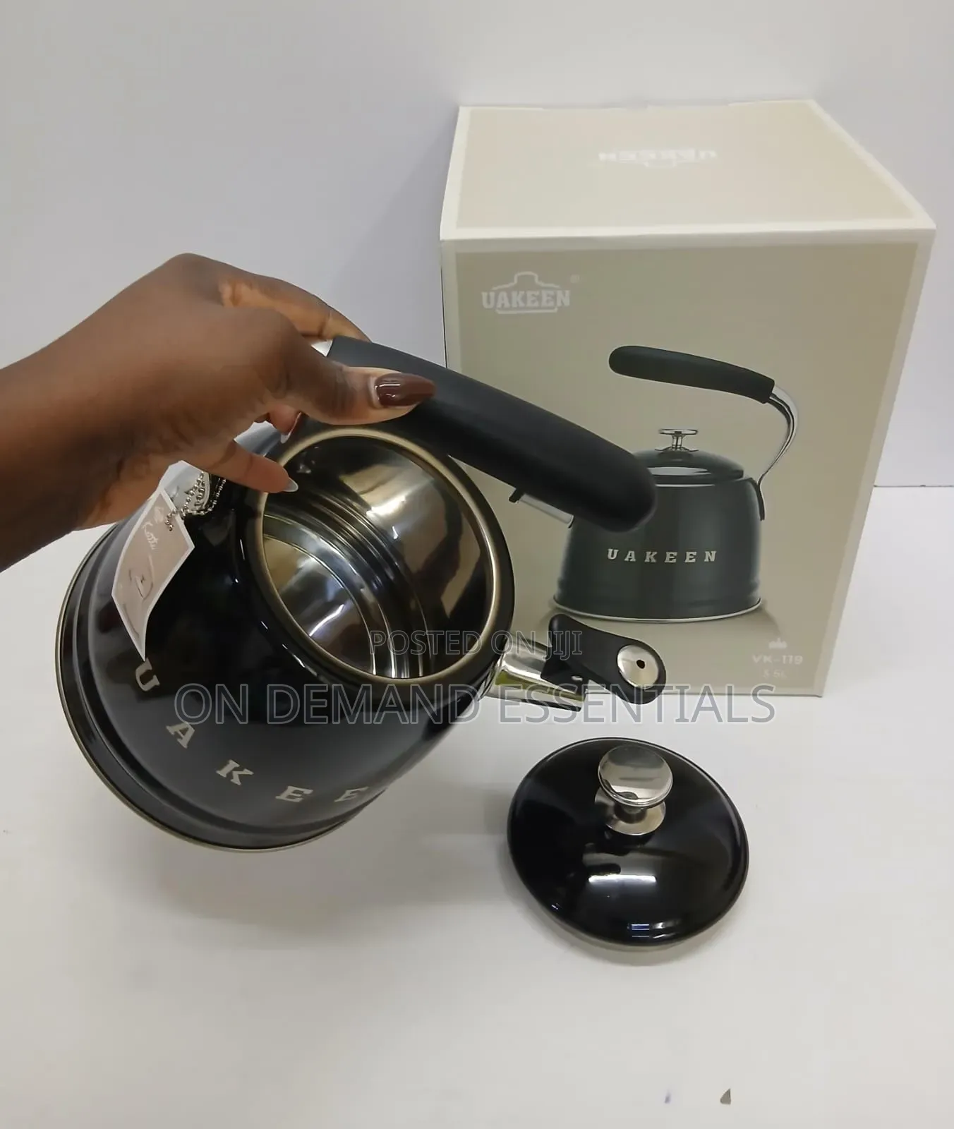 Whistling Stainless Steel Kettle Capacity: 3.5L