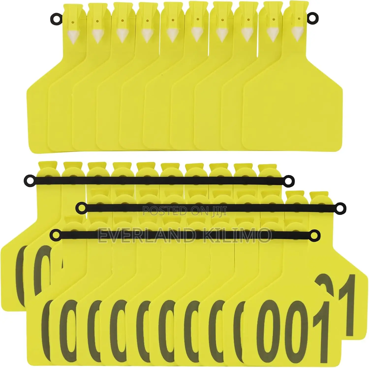 Easy-to-Read Identification Large Ear Z- Tags for Cattles