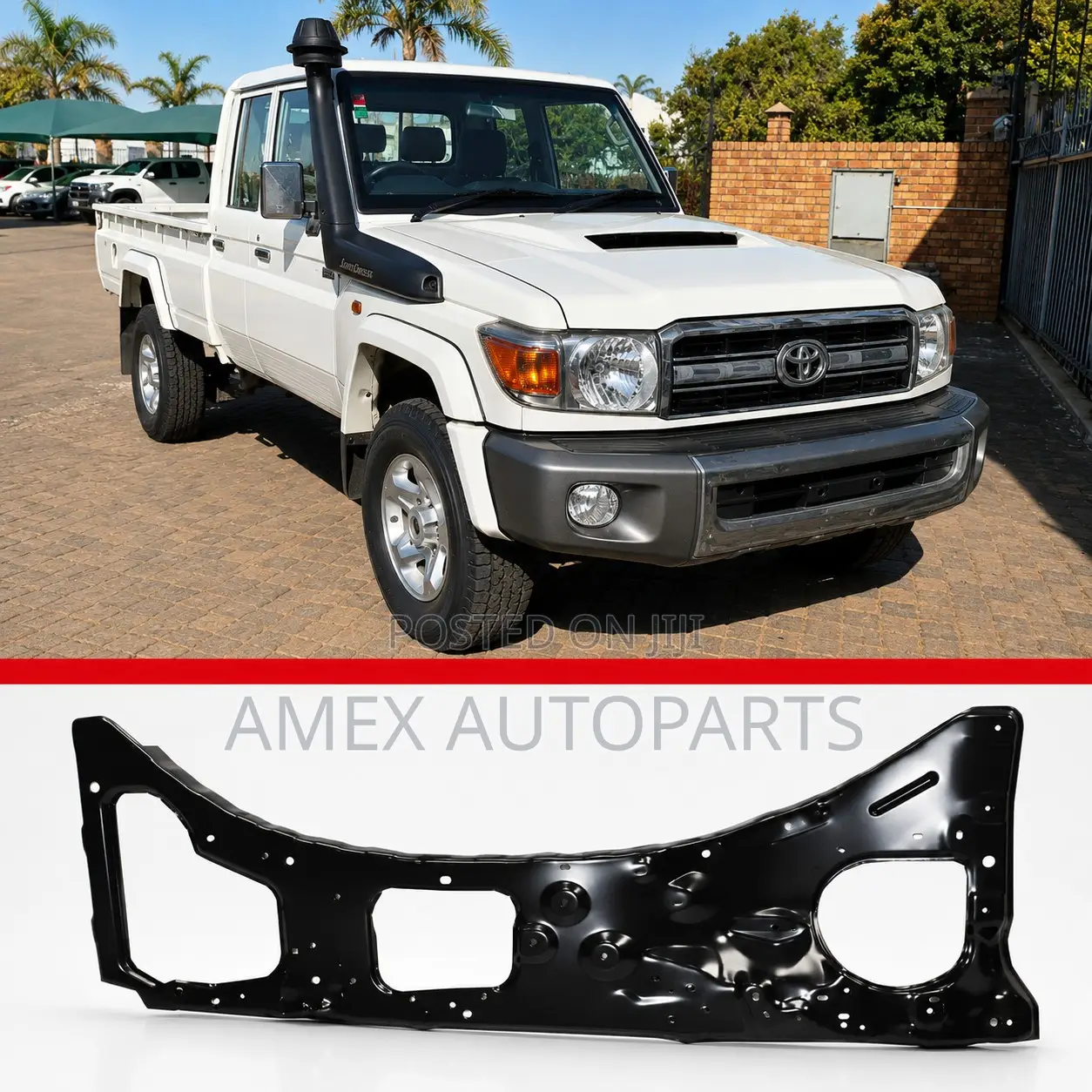 Inner Valance Upper Toyota Land Cruiser FJ79 Straight