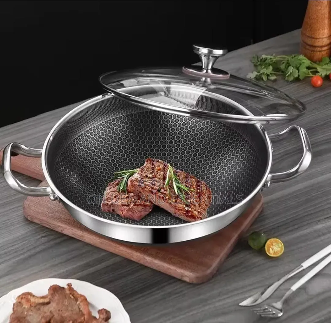 Stainless Steel Honeycomb Soup Pot
Has a Pot Bottom