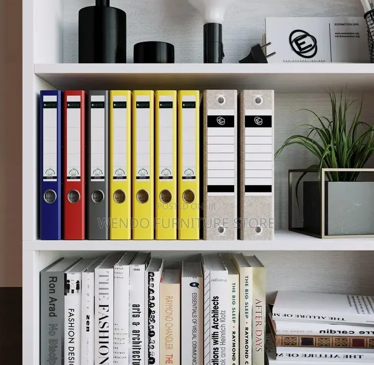 Home Office 5 Tier Book Storage Shelf