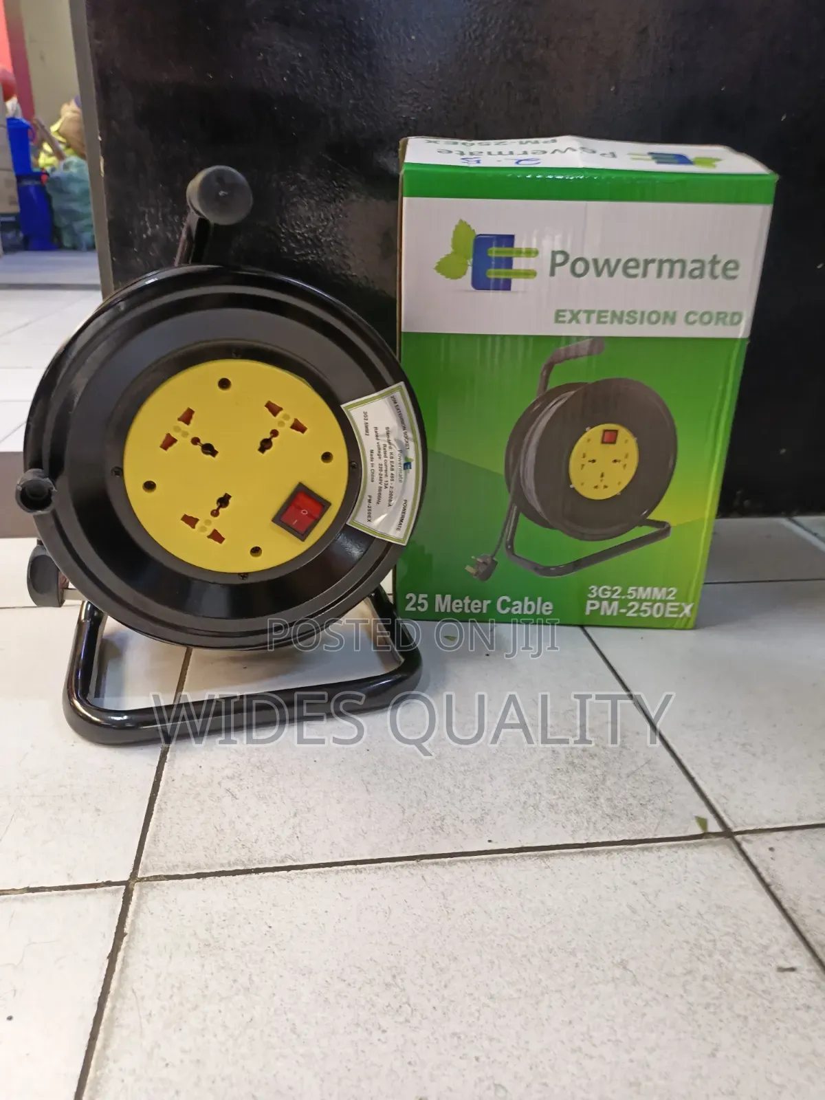 Powermate 25-Meter Extension Cable Reel 2.5mm2