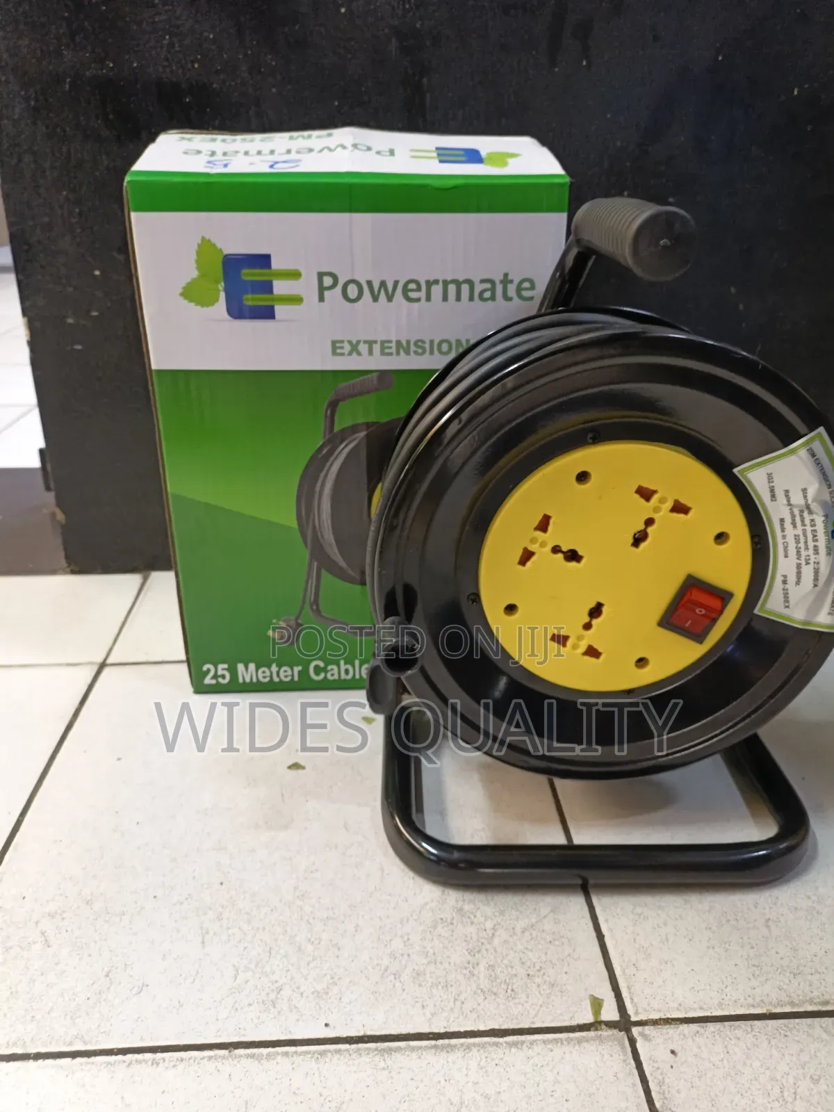 Powermate 25-Meter Extension Cable Reel 2.5mm2