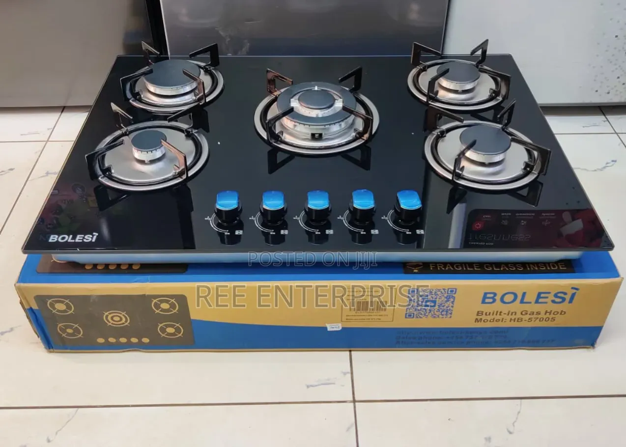 *Bolesi Built in Kitchen Hob 90cm 5gas Burner