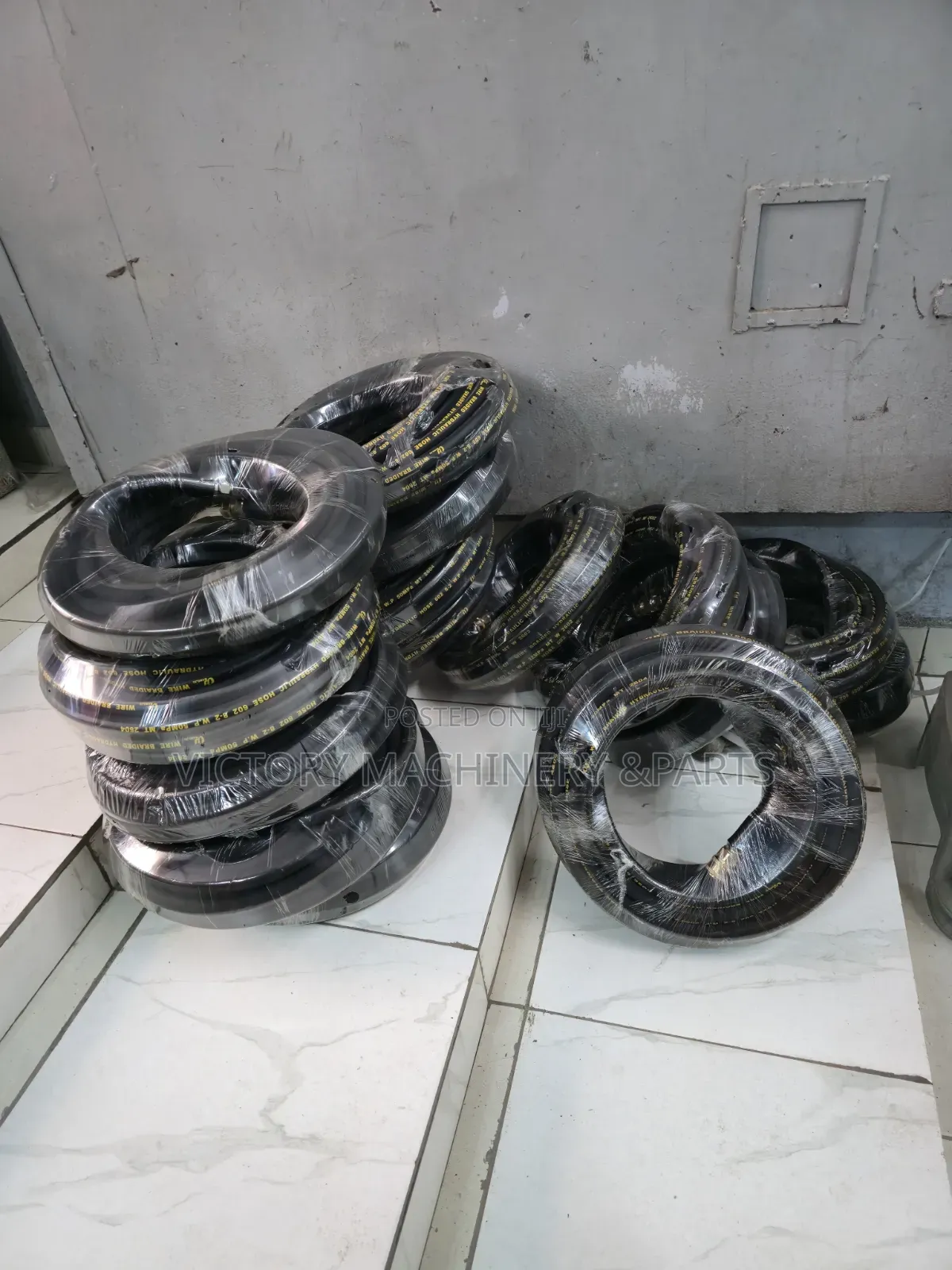 Pressure Washer Carwash Pipe 15m Rubber Lock Type Fitting