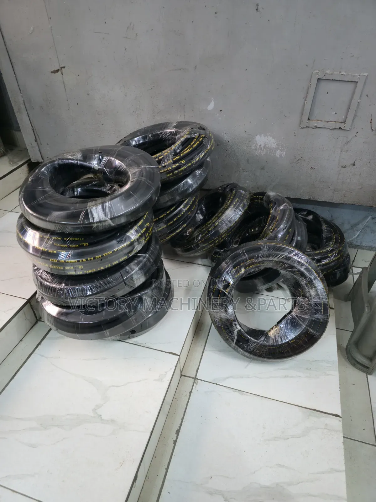 Pressure Washer Carwash Pipe 15m Rubber Lock Type Fitting