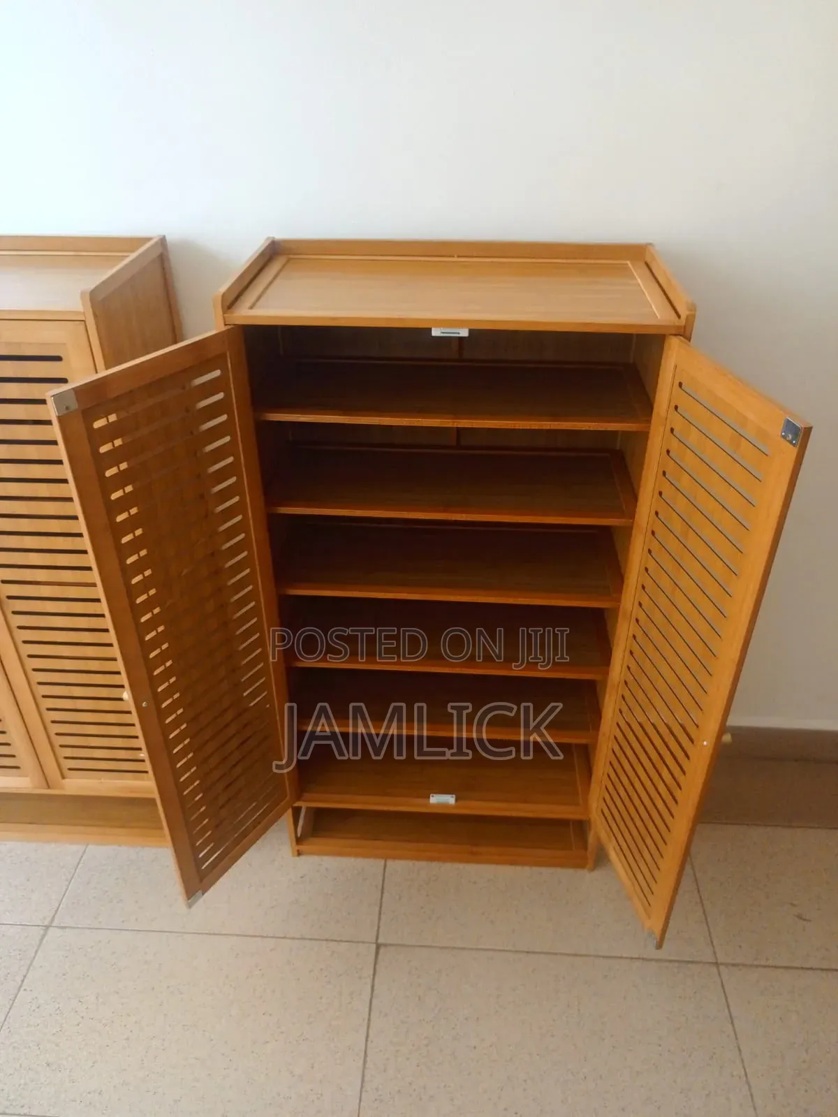 Bamboo 6-Layer Cabinet Shoe Rack - Av