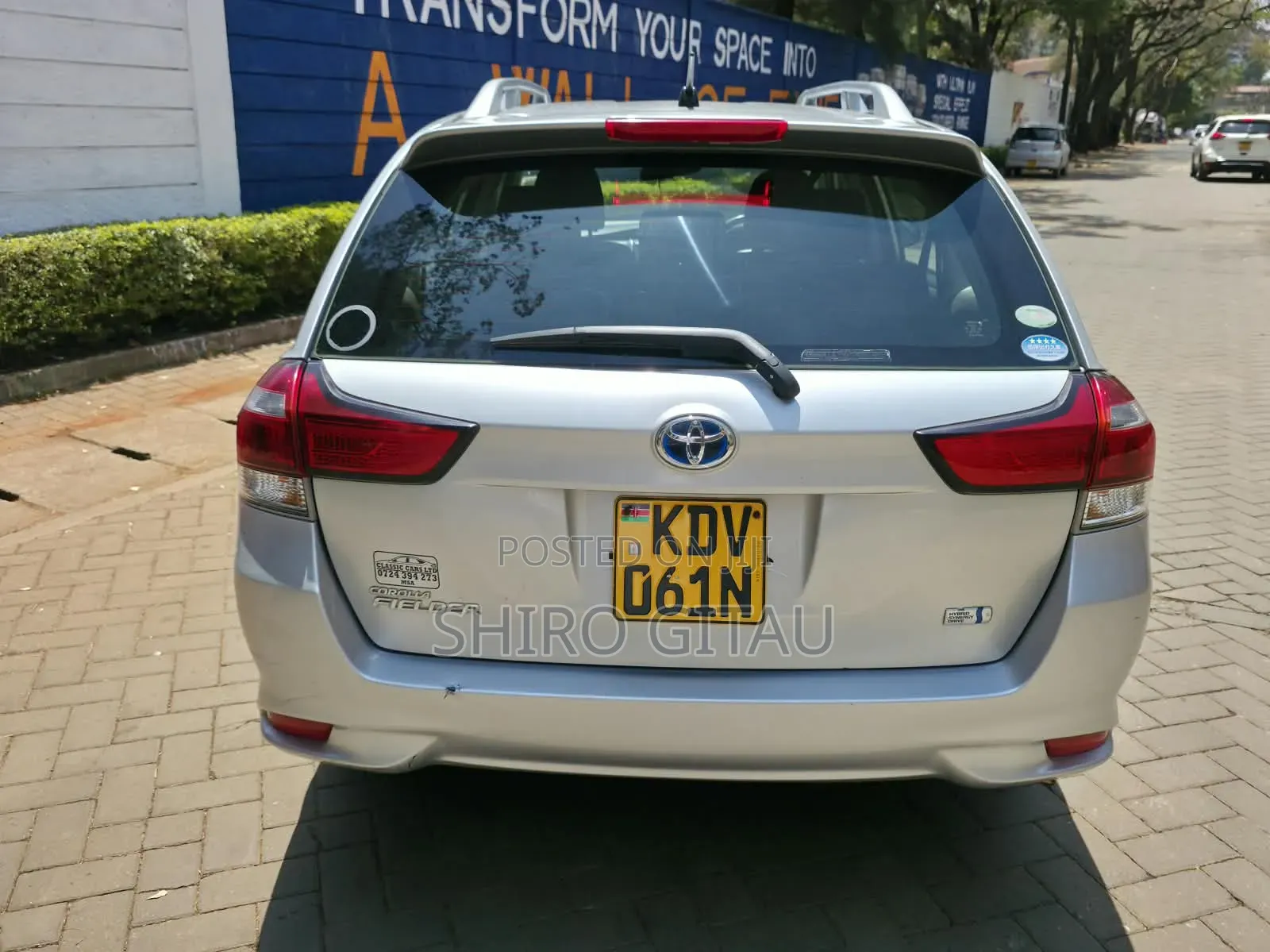 Toyota Corolla Fielder 2018 Silver