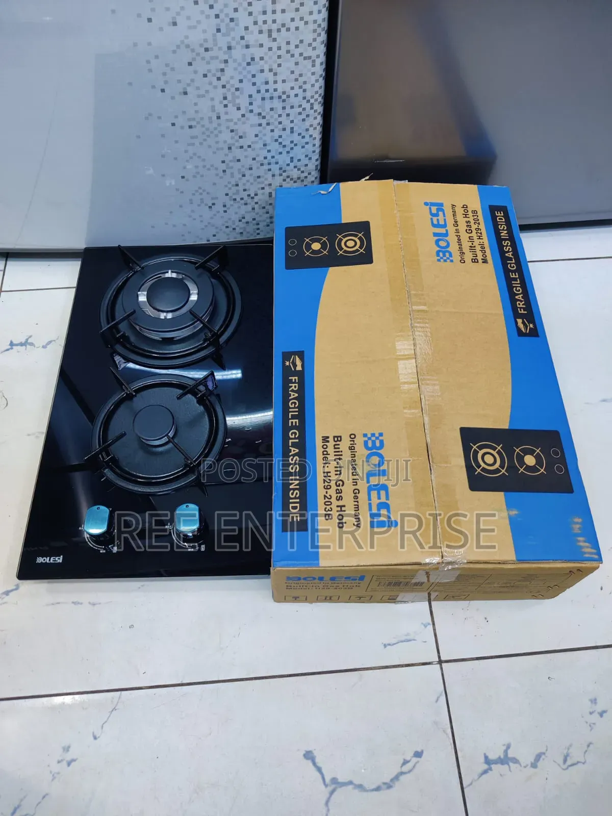 *Bolesi Built in 2burner Vertical Orientation