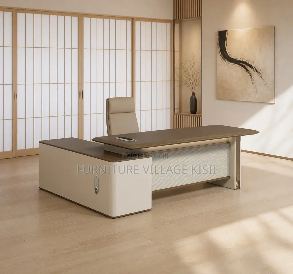 Office Desk; 1600mm Executive L-Shaped Desk